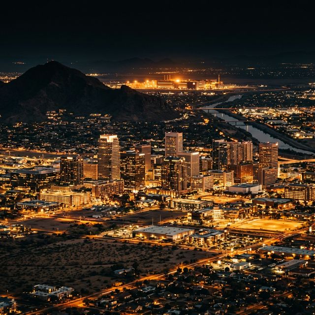 Phoenix Skyline at Night